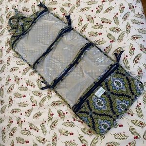 Vera Bradley Cambridge pattern (retired) travel toiletry case